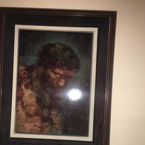 In his image painting.